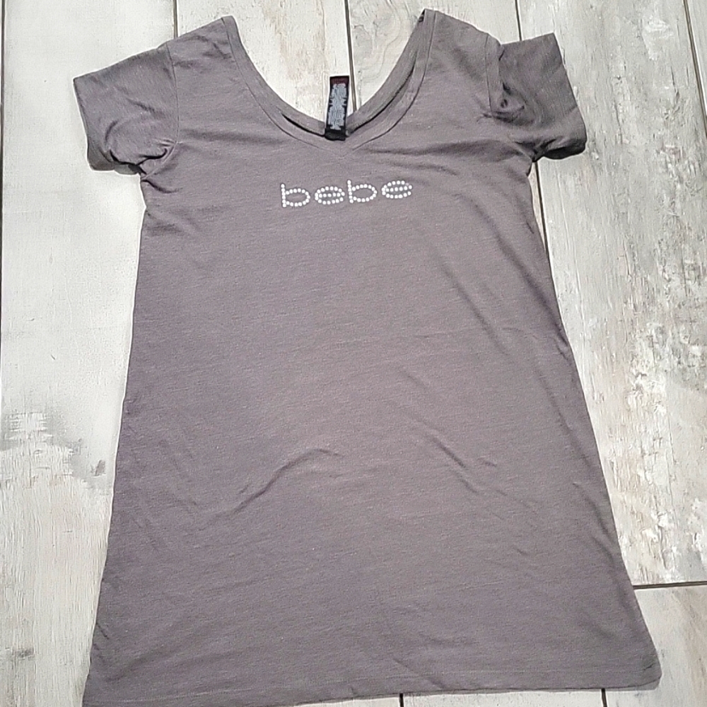 Bebe gray top size medium#30